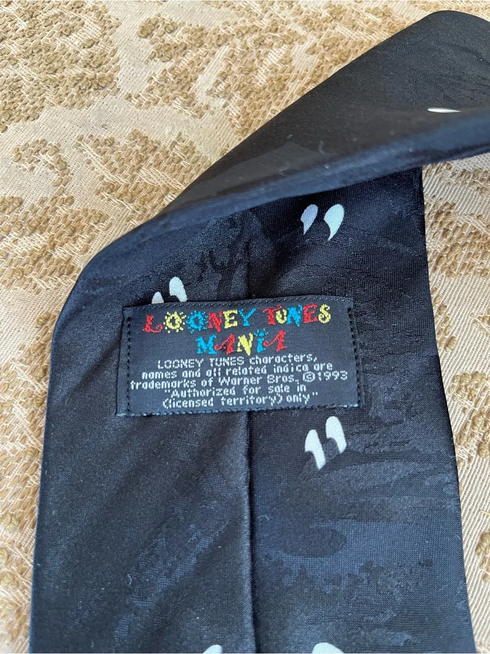 Lot of 3 vintage 1993 looney tunes neckties